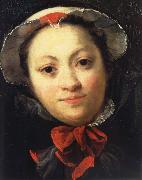 Carl Gustaf Pilo Wife Charlotta Pilo,Fodd Desmarees oil painting